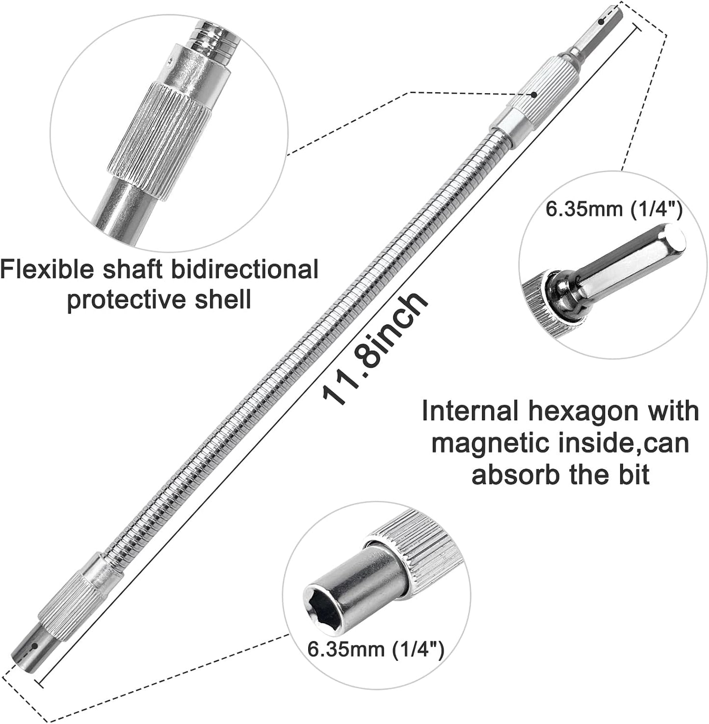 3-In-1 Right Angle Drill Attachment Kit for Tight-Space Drilling