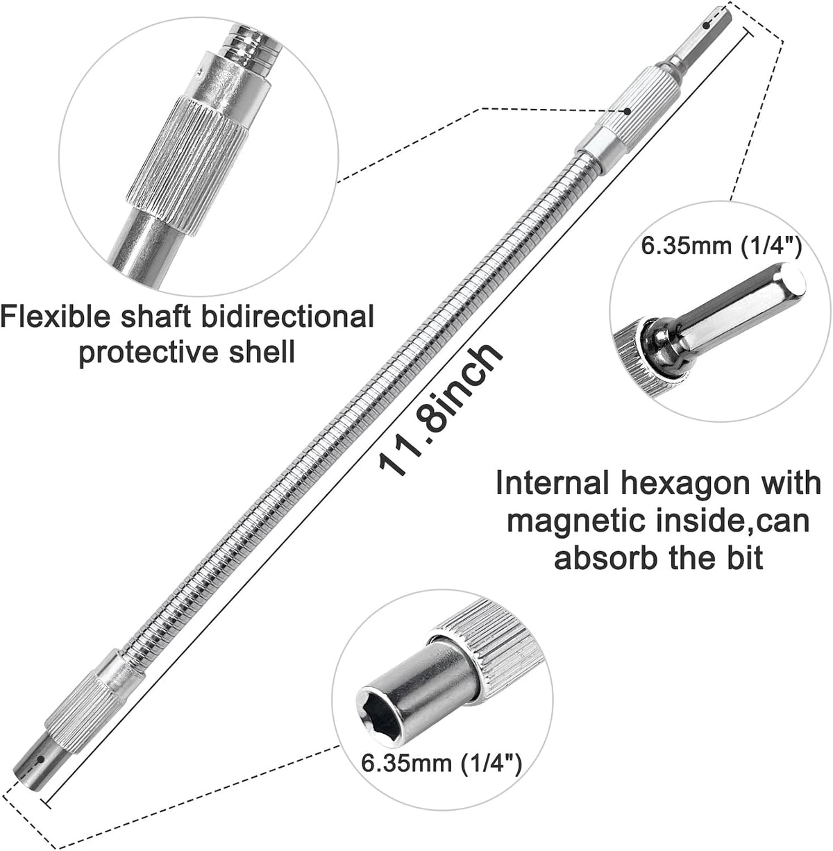 3-In-1 Right Angle Drill Attachment Kit for Tight-Space Drilling