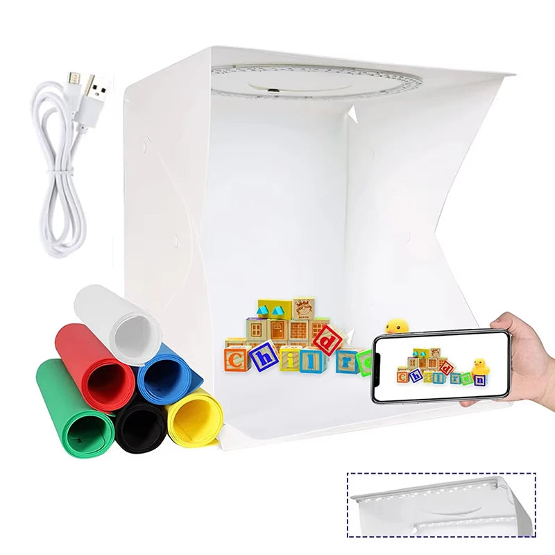 Folding photo light box, 20 cm