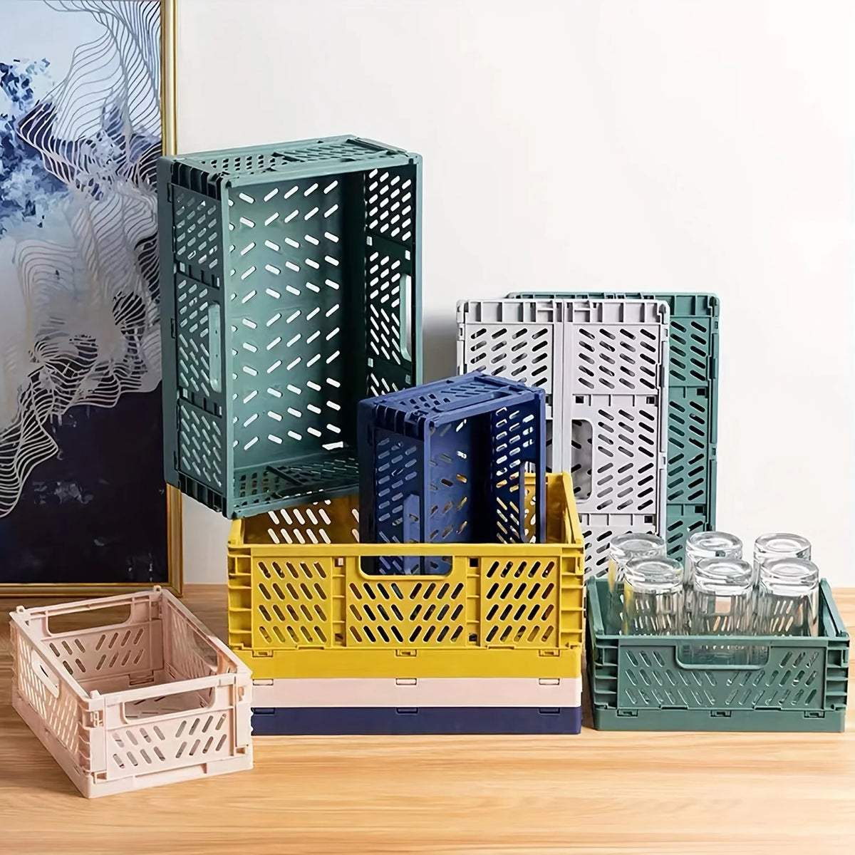 Crate folded flat